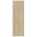 skab 80x42,5x249 cm konstrueret træ sonoma-eg