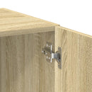 skab 80x42,5x249 cm konstrueret træ sonoma-eg