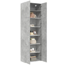 skab 80x42,5x249 cm konstrueret træ betongrå