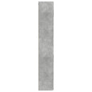 skab 80x42,5x249 cm konstrueret træ betongrå