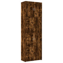 skab 80x42,5x249 cm konstrueret træ røget egetræsfarve