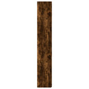 skab 80x42,5x249 cm konstrueret træ røget egetræsfarve