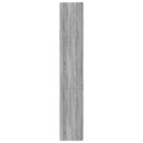 skab 80x42,5x249 cm konstrueret træ grå sonoma-eg