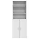 skab 70x42,5x185 cm konstrueret træ hvid