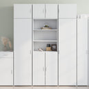 skab 70x42,5x185 cm konstrueret træ hvid