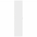 reol 30x42,5x185 cm konstrueret træ hvid