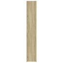 reol 30x42,5x185 cm konstrueret træ sonoma-eg