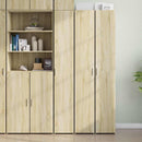 reol 30x42,5x185 cm konstrueret træ sonoma-eg
