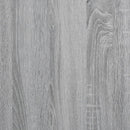 reol 30x42,5x185 cm konstrueret træ grå sonoma-eg