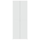 skab 70x42,5x185 cm konstrueret træ hvid