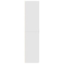 skab 70x42,5x185 cm konstrueret træ hvid