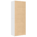skab 70x42,5x185 cm konstrueret træ hvid
