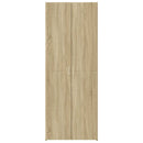 skab 70x42,5x185 cm konstrueret træ sonoma-eg