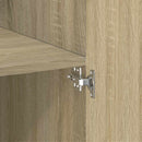 skab 70x42,5x185 cm konstrueret træ sonoma-eg