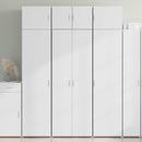 skab 70x42,5x185 cm konstrueret træ hvid