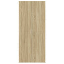 skab 70x42,5x185 cm konstrueret træ sonoma-eg