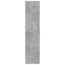 skab 70x42,5x185 cm konstrueret træ betongrå