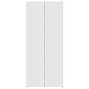 skab 80x42,5x185 cm konstrueret træ hvid