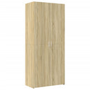 skab 80x42,5x185 cm konstrueret træ sonoma-eg