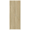 skab 80x42,5x185 cm konstrueret træ sonoma-eg