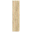 skab 80x42,5x185 cm konstrueret træ sonoma-eg