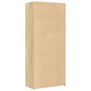 skab 80x42,5x185 cm konstrueret træ sonoma-eg