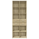 skab 70x42,5x185 cm konstrueret træ sonoma-eg