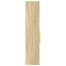 skab 70x42,5x185 cm konstrueret træ sonoma-eg