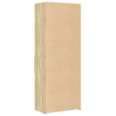skab 70x42,5x185 cm konstrueret træ sonoma-eg