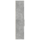 skab 70x42,5x185 cm konstrueret træ betongrå