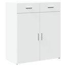 skænk 80x42,5x93 cm konstrueret træ hvid