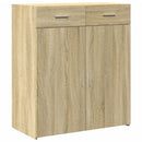 skænk 80x42,5x93 cm konstrueret træ sonoma-eg
