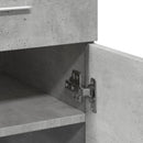 skænk 80x42,5x93 cm konstrueret træ betongrå