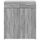 skænk 80x42,5x93 cm konstrueret træ grå sonoma-eg