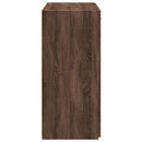 skænk 80x42,5x93 cm konstrueret træ brun egetræsfarve
