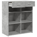 skænk 80x42,5x93 cm konstrueret træ betongrå
