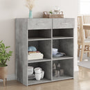skænk 80x42,5x93 cm konstrueret træ betongrå