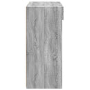 skænk 80x42,5x93 cm konstrueret træ grå sonoma-eg