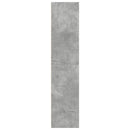 højskab 40x41x185 cm konstrueret træ betongrå