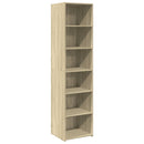 reol 45x41x185 cm konstrueret træ sonoma-eg