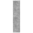 reol 45x41x185 cm konstrueret træ betongrå