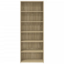reol 70x41x185 cm konstrueret træ sonoma-eg