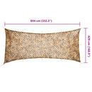 camouflagenet 844x429 cm med opbevaringspose sandfarvet