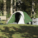 4-personers campingtelt vandtæt grøn