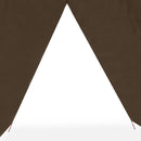 tarp 306x306 cm vandtæt brun