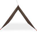 tarp 406x306 cm vandtæt brun