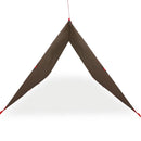 tarp 506x306 cm vandtæt brun