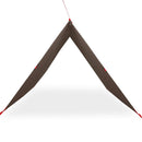 tarp 451x420 cm vandtæt brun
