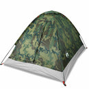 4-personers campingtelt vandtæt kuppel camouflage