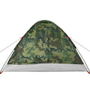 4-personers campingtelt vandtæt kuppel camouflage